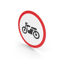 Lithuanian No Mopeds Sign PNG & PSD Images