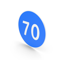 Lithuanian Minimum Speed Sign PNG & PSD Images