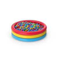 Rubber Pool With Balls PNG & PSD Images