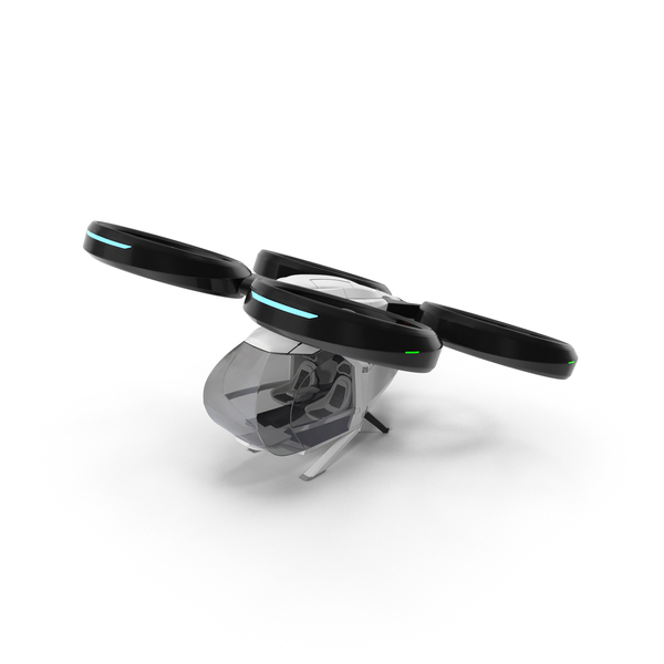 Futuristic Passenger Drone PNG & PSD Images