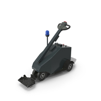 Grey Electric Tow Trolley Pusher PNG & PSD Images