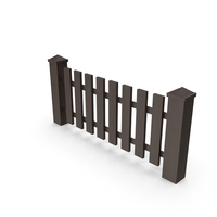 Wooden Garden Fence PNG & PSD Images