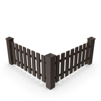 Wooden Garden Fence PNG & PSD Images
