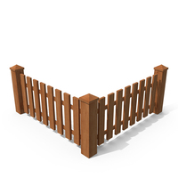 Wooden Garden Fence PNG & PSD Images