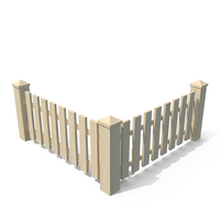 Wooden Garden Fence PNG & PSD Images