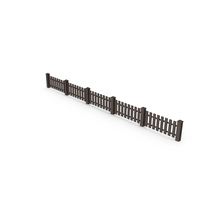 Wooden Garden Fence PNG & PSD Images