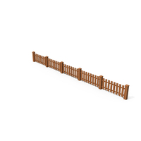 Wooden Garden Fence PNG & PSD Images