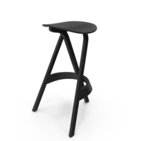 Thonet 404h Stool PNG & PSD Images