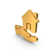 Gold House Insurance Icon PNG & PSD Images
