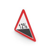 Estonian Sign Steep Ascent PNG & PSD Images