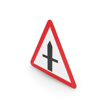 Estonian Sign Secondary Road Junction PNG & PSD Images