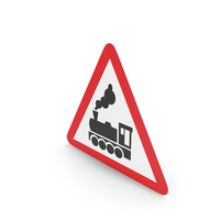 Estonian Sign Level Crossing Without Gates PNG & PSD Images