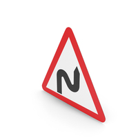 Estonian Double Curve First To Right Sign PNG & PSD Images