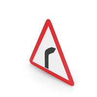 Estonian Curve To Right Sign PNG & PSD Images