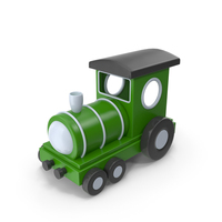 Green Toy Train PNG & PSD Images