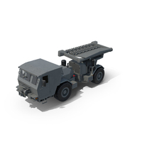 Mine Flail Vehicle Hydrema 910 Grey PNG & PSD Images