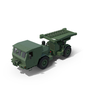 Mine Sweeper Vehicle Hydrema 910 Khaki PNG & PSD Images