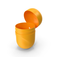 Open Dark Kinder Egg Plastic Container PNG & PSD Images