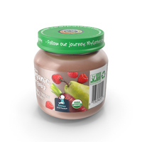 Pear Gerber Baby Food Jar 113g PNG & PSD Images