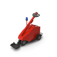 Red Electric Trolley Cart Mover PNG & PSD Images