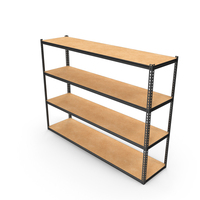 Wall Shelves Type 01 Size 01 Clean PNG & PSD Images