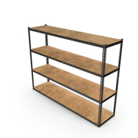 Wall Shelves Type 01 Size 01 Dirty PNG & PSD Images
