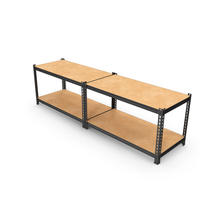 Wall Shelves Type 01 Size 03 Clean PNG & PSD Images