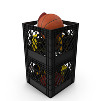 Stacked Clean Crates PNG & PSD Images