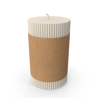 Candle For Home Decor With Label PNG & PSD Images