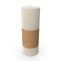 Candle For Home Decor With Label PNG & PSD Images