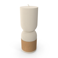 Candle for Home Decor with Label PNG & PSD Images