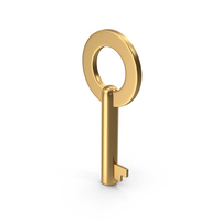 Gold Handcuff Hanging Key PNG & PSD Images