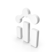 White Business Trend Chart Symbol PNG & PSD Images