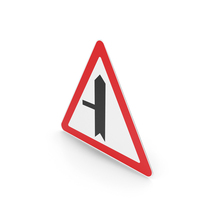 Lithuanian Junction With Minor Road (From The Left) Sign PNG & PSD Images