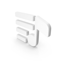 White Music Playlist Symbol PNG & PSD Images
