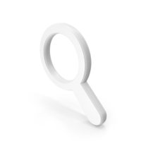White Search Symbol PNG & PSD Images