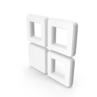 White Thumbnails Symbol PNG & PSD Images