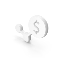 White Money Data Analyze Symbol PNG & PSD Images