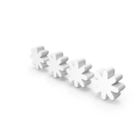 White Digital Authentication Symbol PNG & PSD Images