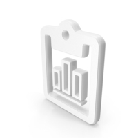 White Financial Growth Report Symbol PNG & PSD Images