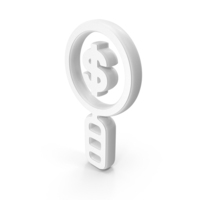 White Financial Research Symbol PNG & PSD Images