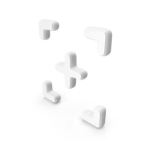 White Focus Symbol PNG & PSD Images