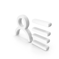White User Details Symbol PNG & PSD Images