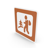 Norwegian Sign Hiking Trail PNG & PSD Images