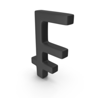 Black Swiss Franc Symbol PNG & PSD Images