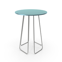 Blue Bistro Table PNG & PSD Images