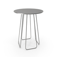 Silver Bistro Table PNG & PSD Images