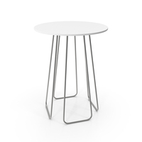 White Bistro Table PNG & PSD Images