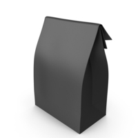 Paper Takeaway Bag Black PNG & PSD Images