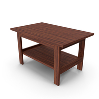 Coffee Table Dark Wood PNG & PSD Images